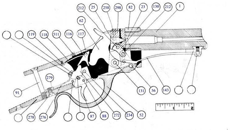 Winchester model 1885 trapdoor schematic 